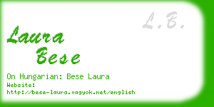laura bese business card